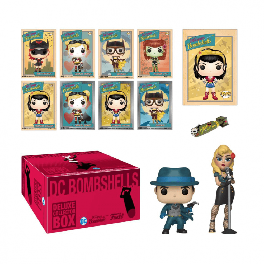 Funko POP! DC Bombshells -  Delux Collector Box Set with Batman Bombshell Vinyl Figure