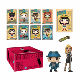 Funko POP! DC Bombshells -  Delux Collector Box Set with Batman Bombshell Vinyl Figure - Bards & Cards