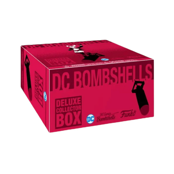 Funko POP! DC Bombshells -  Delux Collector Box Set with Batman Bombshell Vinyl Figure - Bards & Cards