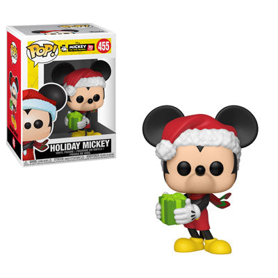 Funko POP! Mickey's 90th Anniversary - Holiday Mickey Vinyl Figure #455 - Bards & Cards