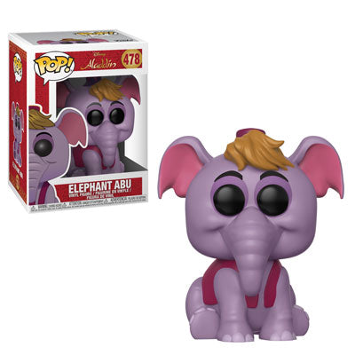 Funko POP! Aladdin - Elephant Abu Vinyl Figure #478 - Bards & Cards