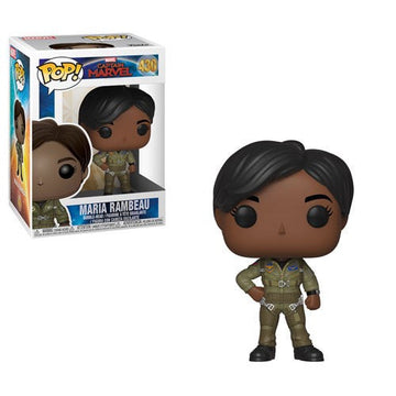 Funko POP! Captain Marvel - Maria Rambeau Vinyl Figure #430 - Bards & Cards