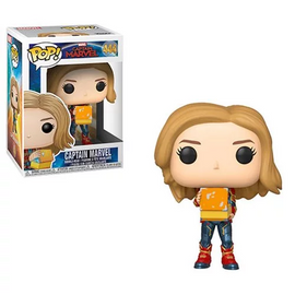 Funko POP! Captain Marvel - Captain Marvel Holding Lunchbox Vinyl Figure #444 - Bards & Cards