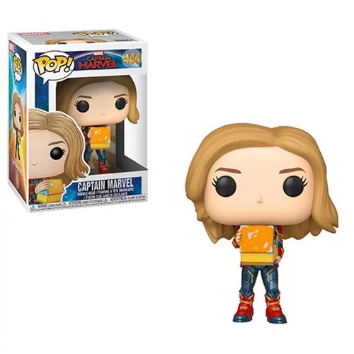 Funko POP! Captain Marvel - Captain Marvel Holding Lunchbox Vinyl Figure #444