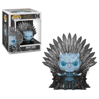 Funko POP! Deluxe: Game of Thrones - Night King on Iron Throne Vinyl Figure #74 - Bards & Cards