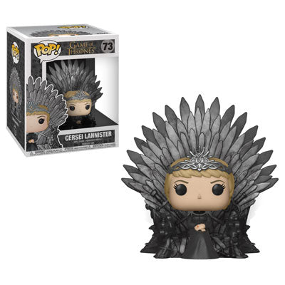 Funko POP! Deluxe: Game of Thrones - Cersei Lannister on Iron Throne Vinyl Figure #73 - Bards & Cards