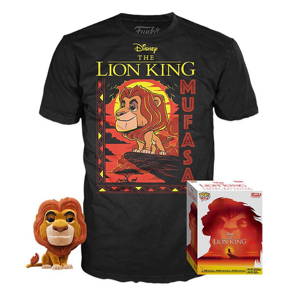 Funko POP! and Tee: The Lion King - Mufasa Collectors Box Target Exclusive [READ DESCRIPTION] - Bards & Cards