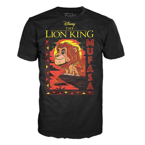 Funko POP! and Tee: The Lion King - Mufasa Collectors Box Target Exclusive [READ DESCRIPTION] - Bards & Cards