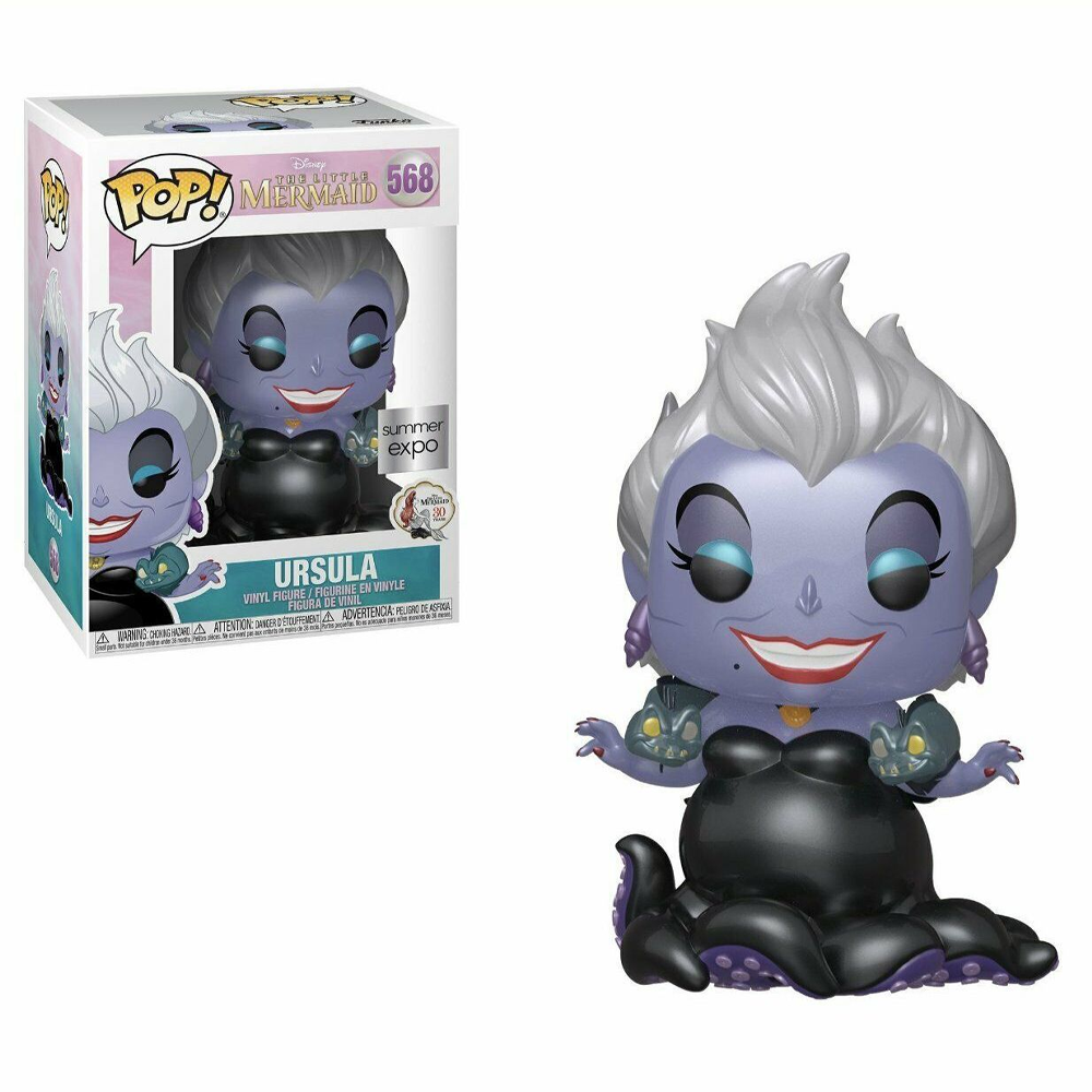 Funko POP! The Little Mermaid - Metallic Ursula Vinyl Figure #568 Summer Expo Exclusive