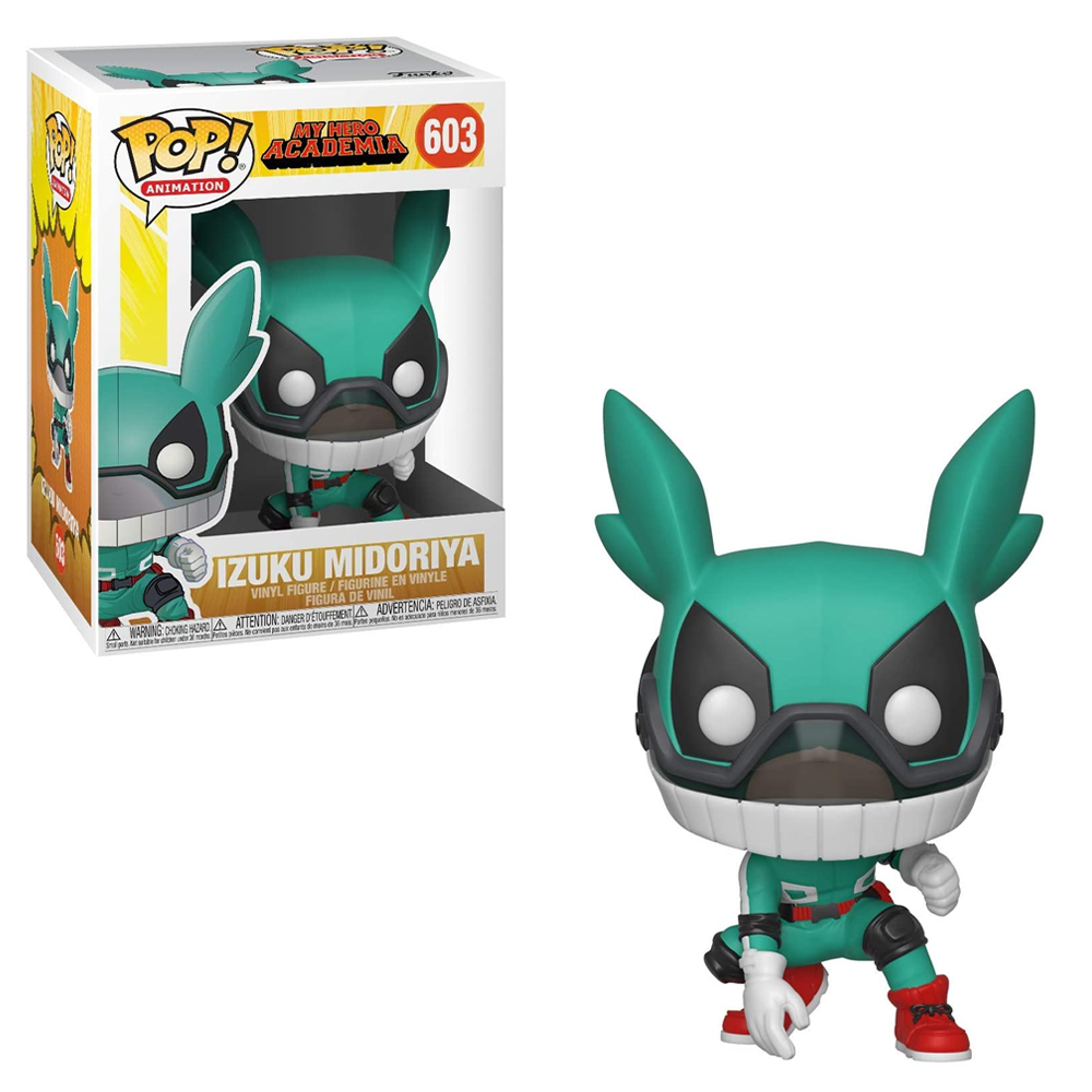 Funko POP! My Hero Academia - Deku with Helmet Vinyl Figure #603 - Bards & Cards