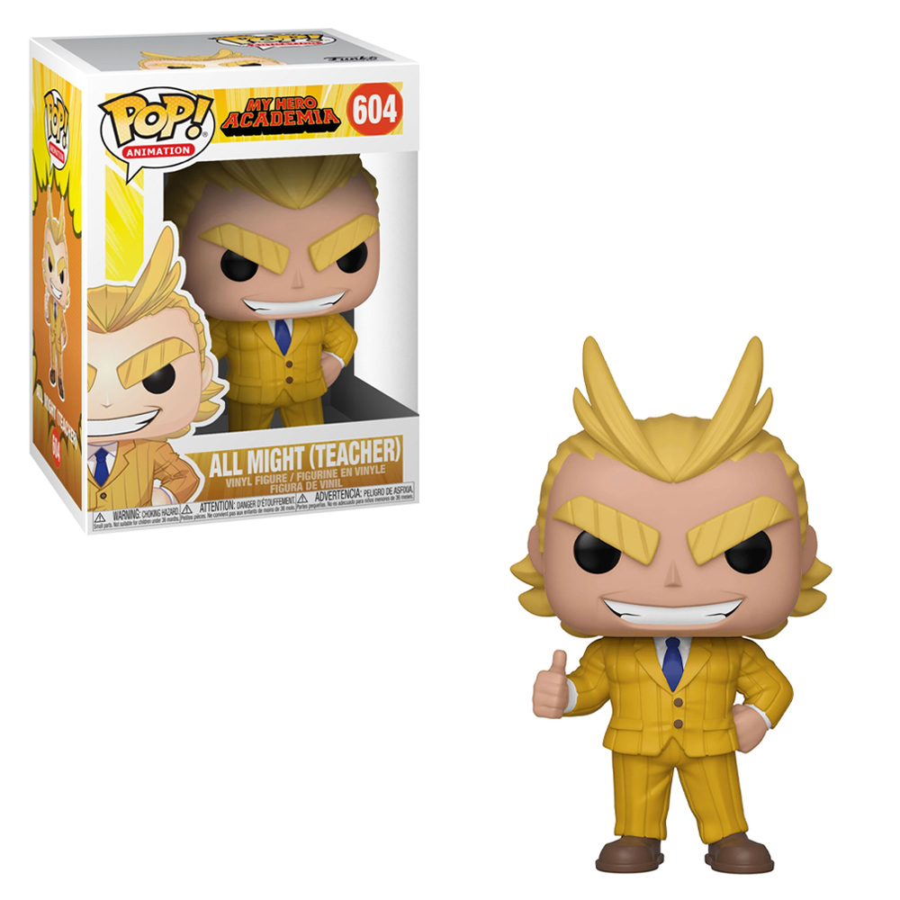 Funko POP! My Hero Academia - Teacher All Might Vinyl Figure #604 - Bards & Cards