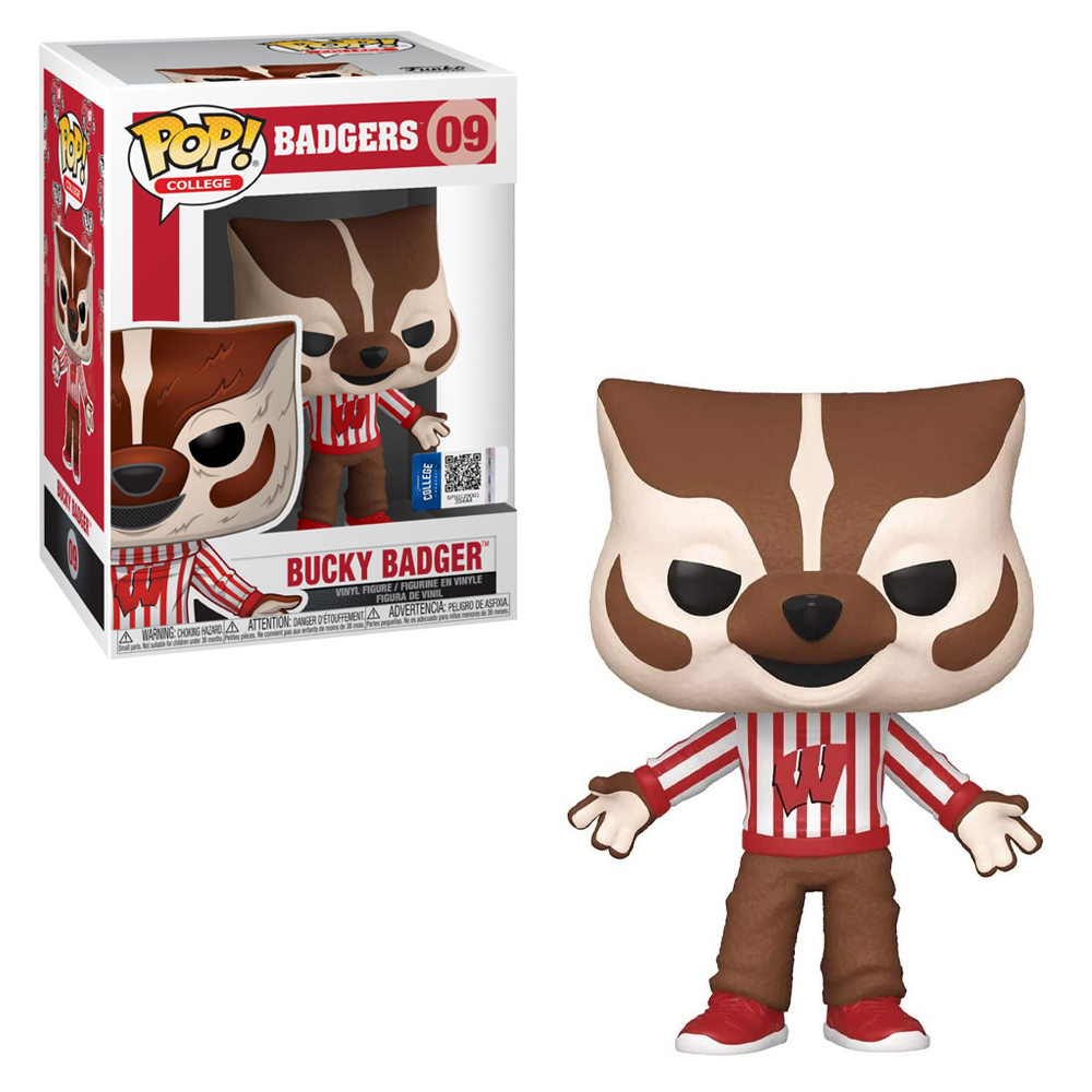 Funko POP! College: University of Wisconsin - Bucky Badger Vinyl Figure #9