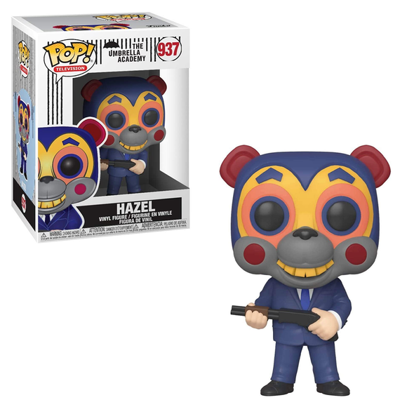 Funko POP! Umbrella Academy - Hazel with Mask Vinyl Figure #937 - Bards & Cards