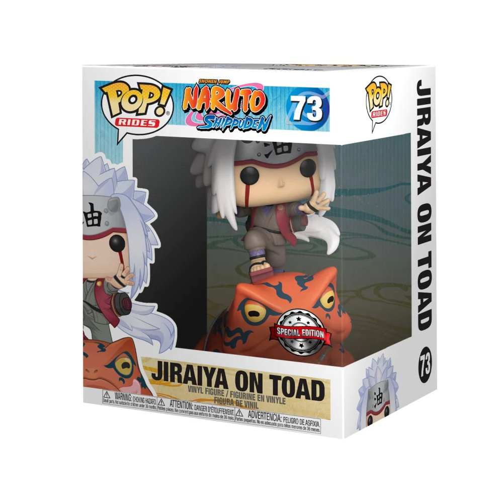 Funko POP! Rides: Naruto Shippuden - Jiraiya on Toad Vinyl Figure #73 Special Edition Exclusive