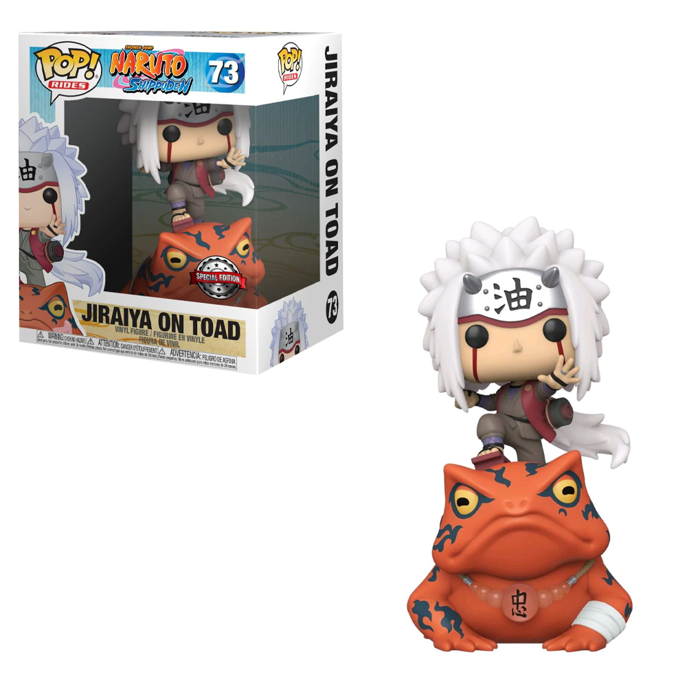 Funko POP! Rides: Naruto Shippuden - Jiraiya on Toad Vinyl Figure #73 Special Edition Exclusive