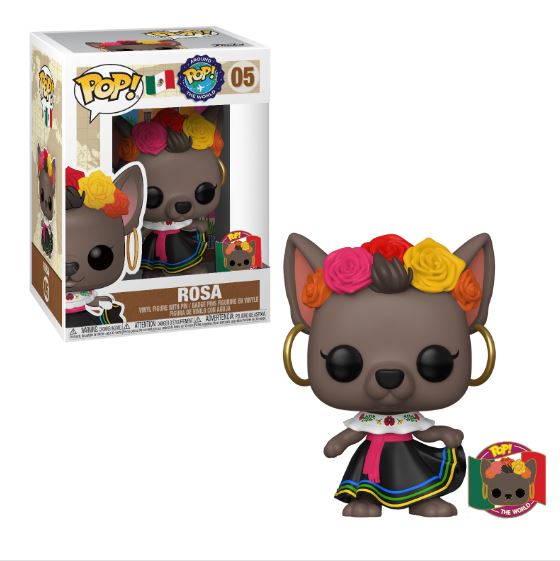 Funko POP! Around The World - Rosa (Mexico) with Pin #5 Funko-Shop Exclusive [READ DESCRIPTION]