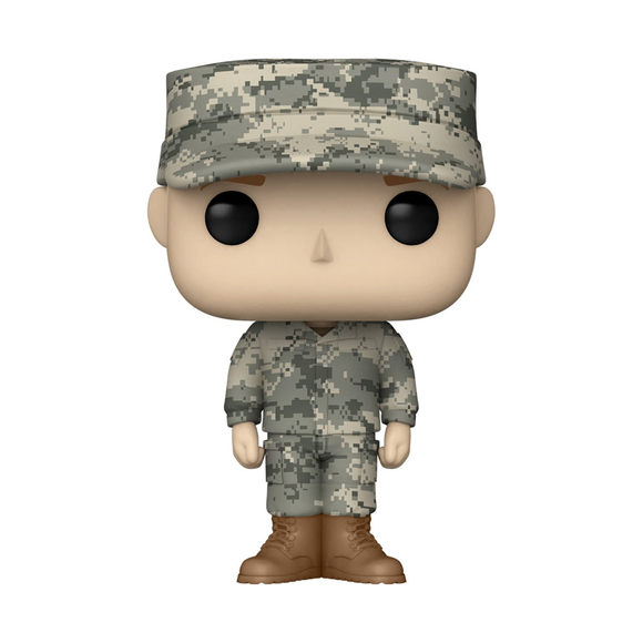 Funko POP! Pops! with Purpose: Army - Male 2 (Combat Uniform) Vinyl Figure - Bards & Cards