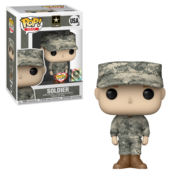 Funko POP! Pops! with Purpose: Army - Male 2 (Combat Uniform) Vinyl Figure - Bards & Cards