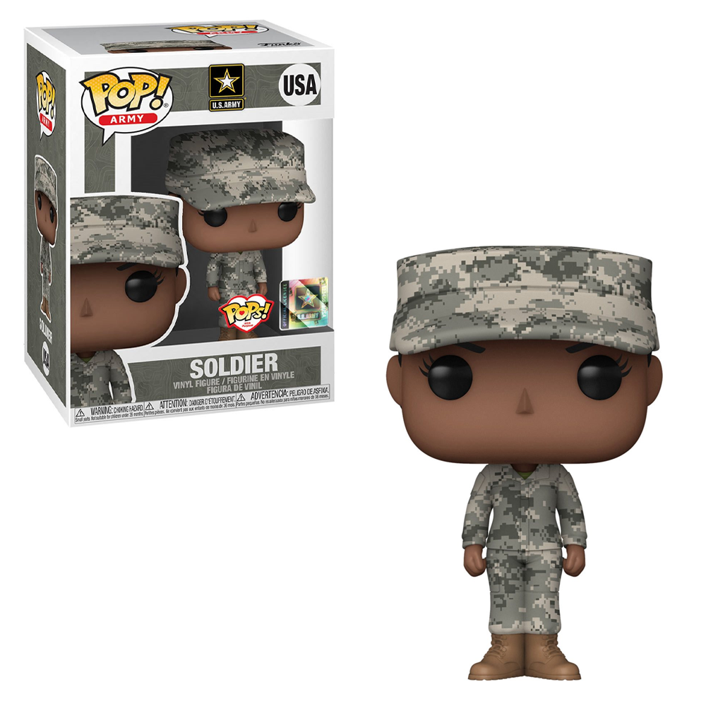 Funko POP! Pops! with Purpose: Army - Female 1 (Combat Uniform) Vinyl Figure