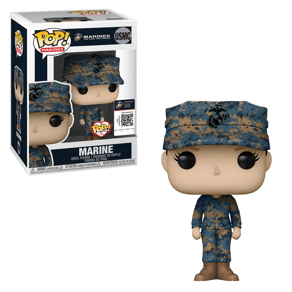 Funko POP! Pops! with Purpose: Military - Marine Female (Caucasian) Vinyl Figure