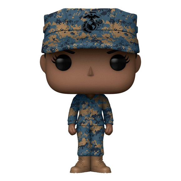 Funko POP! Pops! with Purpose: Military - Marine Female (African American) Vinyl Figure - Bards & Cards