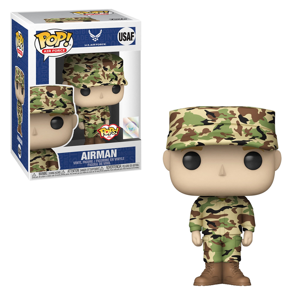 Funko POP! Pops! with Purpose: U.S. Air Force - Male 1 (Camo) Vinyl Figure