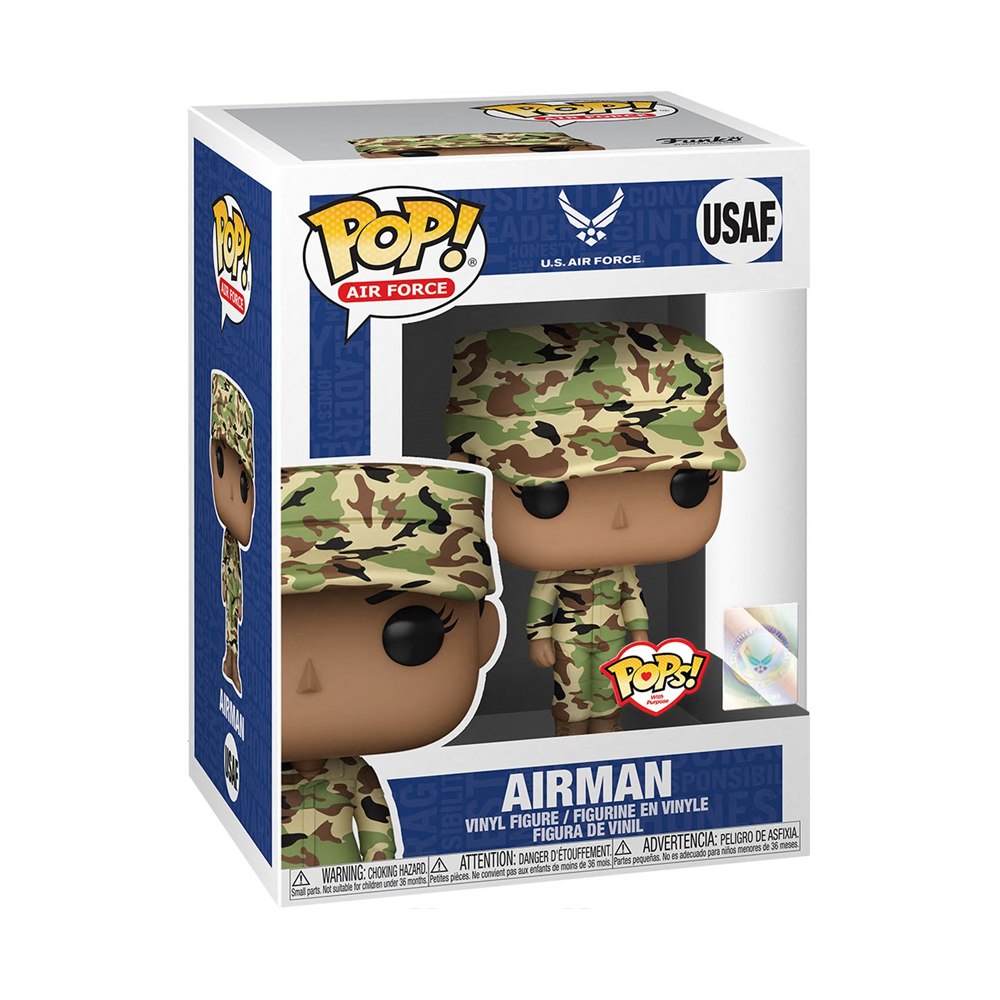 Funko POP! Pops! with Purpose: U.S. Air Force - Female 1 (Camo) Vinyl Figure