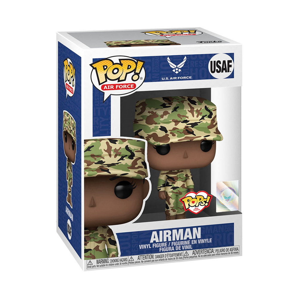 Funko POP! Pops! with Purpose: U.S. Air Force - Female 2 (Camo) Vinyl Figure