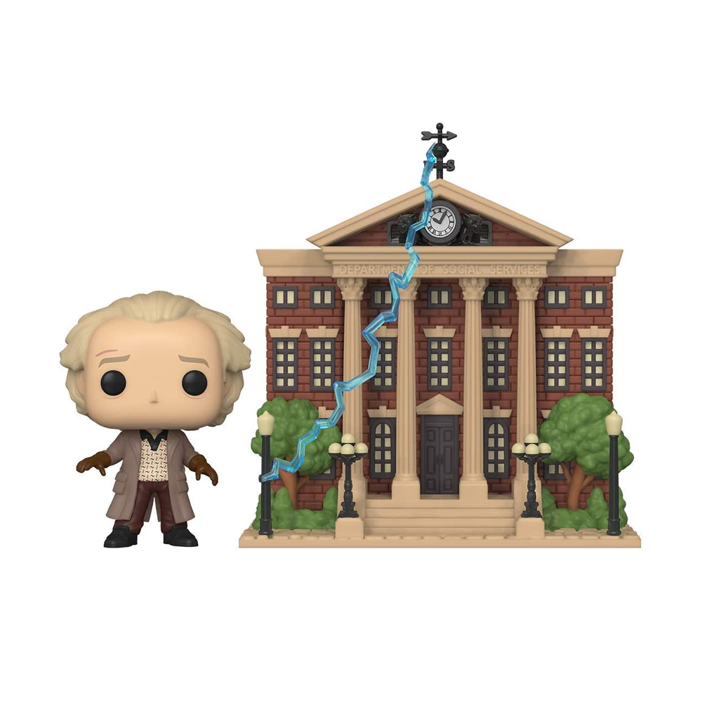 Funko POP! Town: Back To The Future - Doc w/ Clock Tower Vinyl Figure #15 - 0