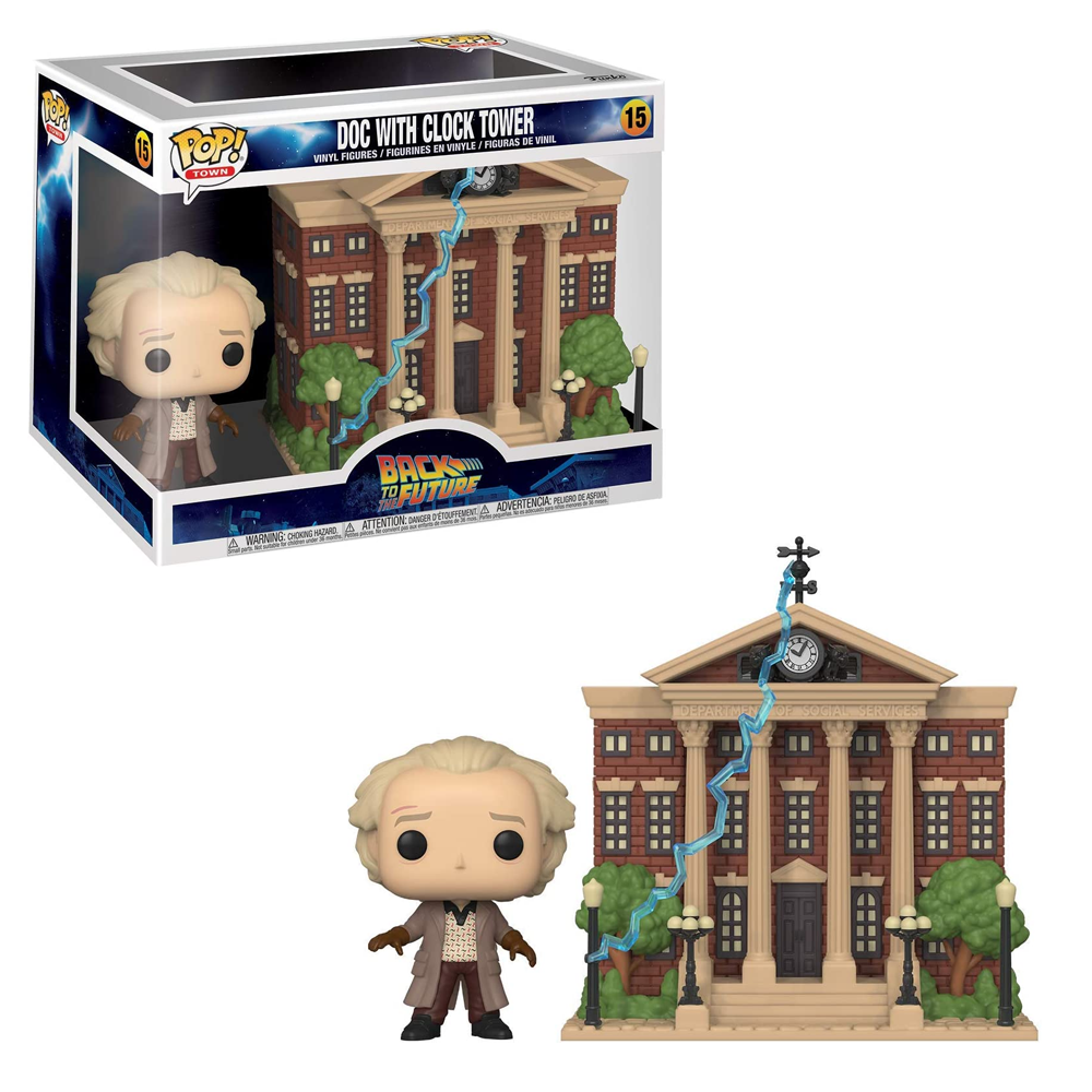 Funko POP! Town: Back To The Future - Doc w/ Clock Tower Vinyl Figure #15