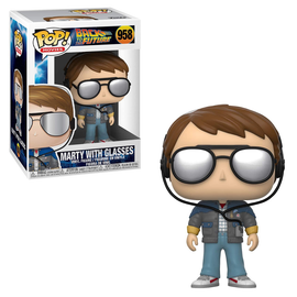 Funko POP! Back To The Future - Marty w/ Glasses Vinyl Figure #958 - Bards & Cards