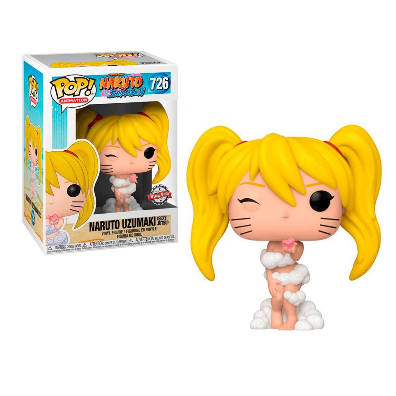 Funko POP! Naruto Shippuden - Naruto Uzumaki (Sexy Jutsu) Vinyl Figure #726 Special Edition Exclusive [READ DESCRIPTION] - Bards & Cards