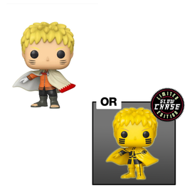 Funko POP! Boruto: Naruto Next Generations - Naruto (Hokage) Vinyl Figure #724 AAA Anime Exclusive - Bards & Cards