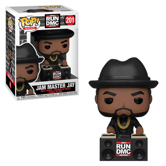 Funko POP! Run DMC - Jam Master Jay Vinyl Figure #201 - Bards & Cards