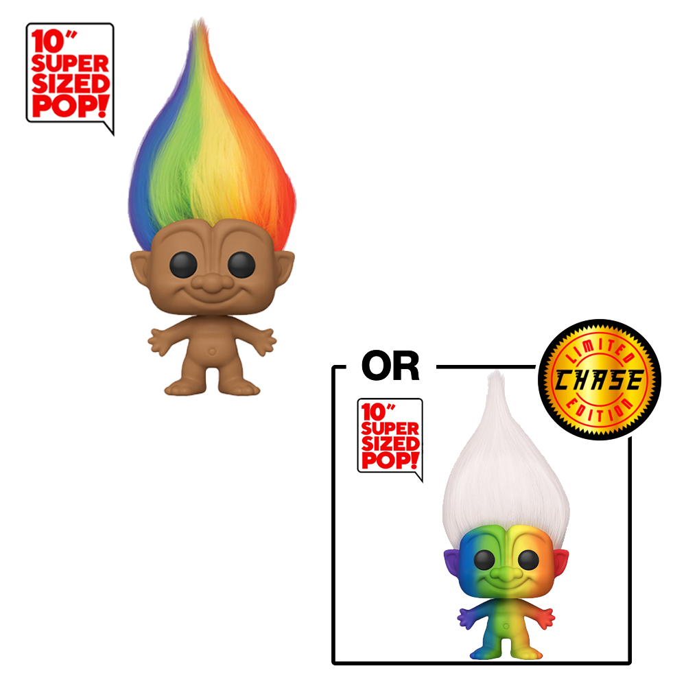 Funko POP! Trolls Classic - 10-Inch Troll Rainbow Vinyl Figure #9