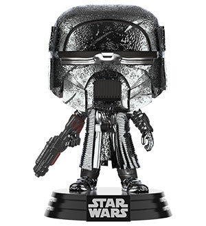 Funko POP! Star Wars: Rise of Skywalker - Knight of Ren Blaster (Hematite Chrome) Vinyl Figure #331 - Bards & Cards