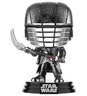 Funko POP! Star Wars: Rise of Skywalker - Knight of Ren Scythe (Hematite Chrome) Vinyl Figure #333 - Bards & Cards