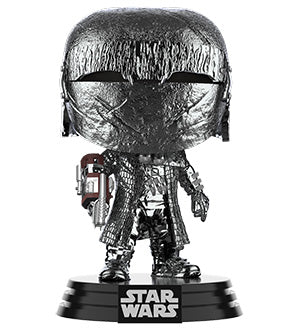 Funko POP! Star Wars: Rise of Skywalker - Knight of Ren Cannon (Hematite Chrome) Vinyl Figure #334 - Bards & Cards