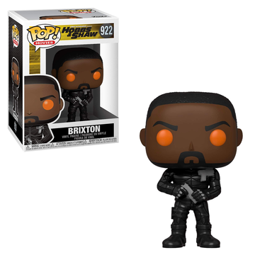 Funko POP! Hobbs and Shaw - Brixton with Orange Eyes Vinyl Figure #922 - Bards & Cards