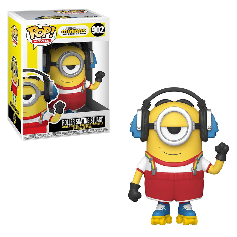 Funko POP! Minions 2 - Roller Skating Stuart Vinyl Figure #902 - Bards & Cards