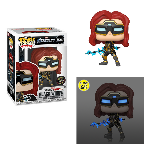 Funko POP! Avengers Game - Black Widow (Stark Tech Suit) Vinyl Figure #630 - Bards & Cards