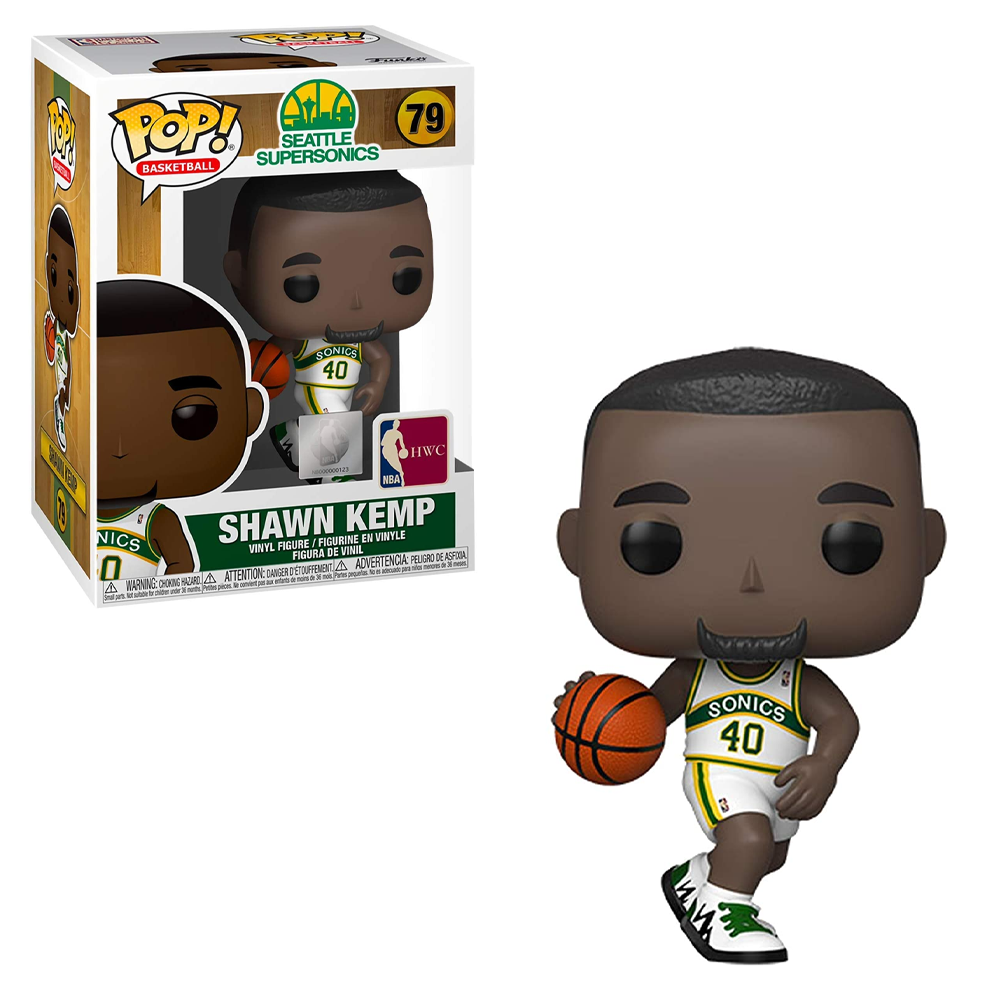 Funko POP! NBA: Legends - Shawn Kemp (Sonics Home) Vinyl Figure #79