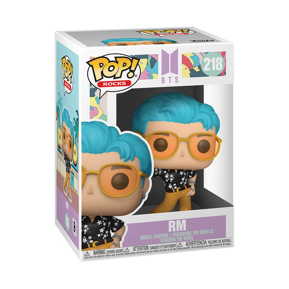 Funko POP! Rocks: BTS - RM (Dynamite) Vinyl Figure #218 - Bards & Cards