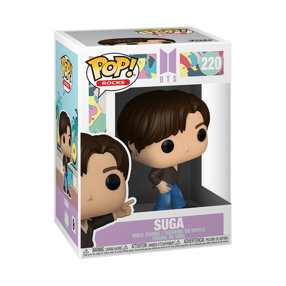Funko POP! Rocks: BTS - Suga (Dynamite) Vinyl Figure #220 - Bards & Cards