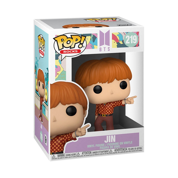 Funko POP! Rocks: BTS - Jin (Dynamite) Vinyl Figure #219 - Bards & Cards