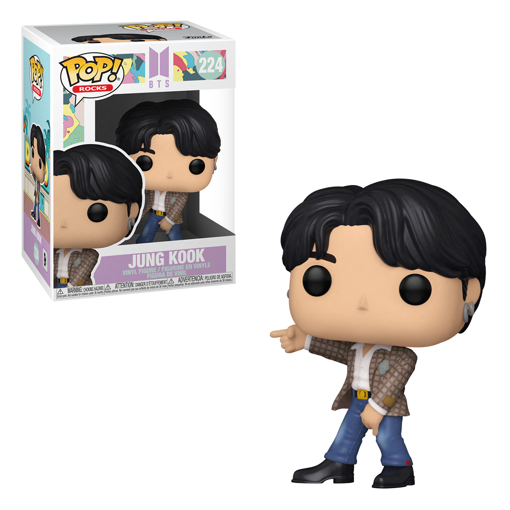Funko POP! Rocks: BTS - Jungkook (Dynamite) Vinyl Figure #224 - Bards & Cards