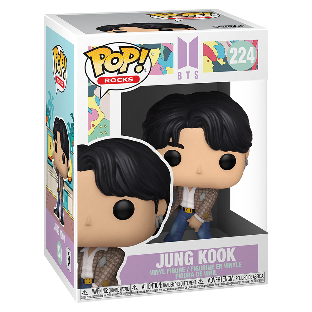 Funko POP! Rocks: BTS - Jungkook (Dynamite) Vinyl Figure #224 - Bards & Cards