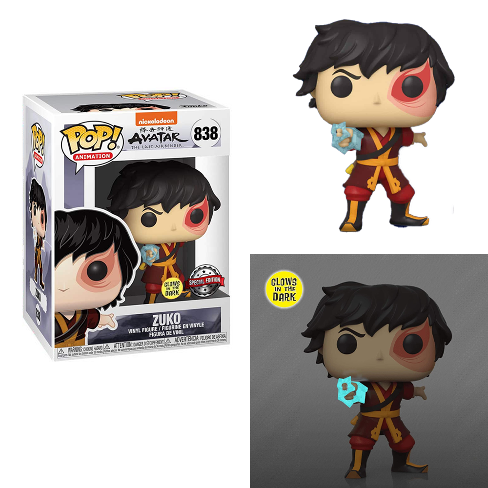 Funko POP! Avatar The Last Airbender - Zuko with Lightning (Glow In The Dark) #838 Special Edition Exclusive [READ DESCRIPTION]