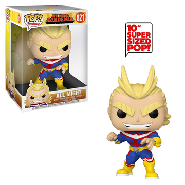 Funko POP! My Hero Academia - 10-Inch All Might Vinyl Figure #821 - Bards & Cards