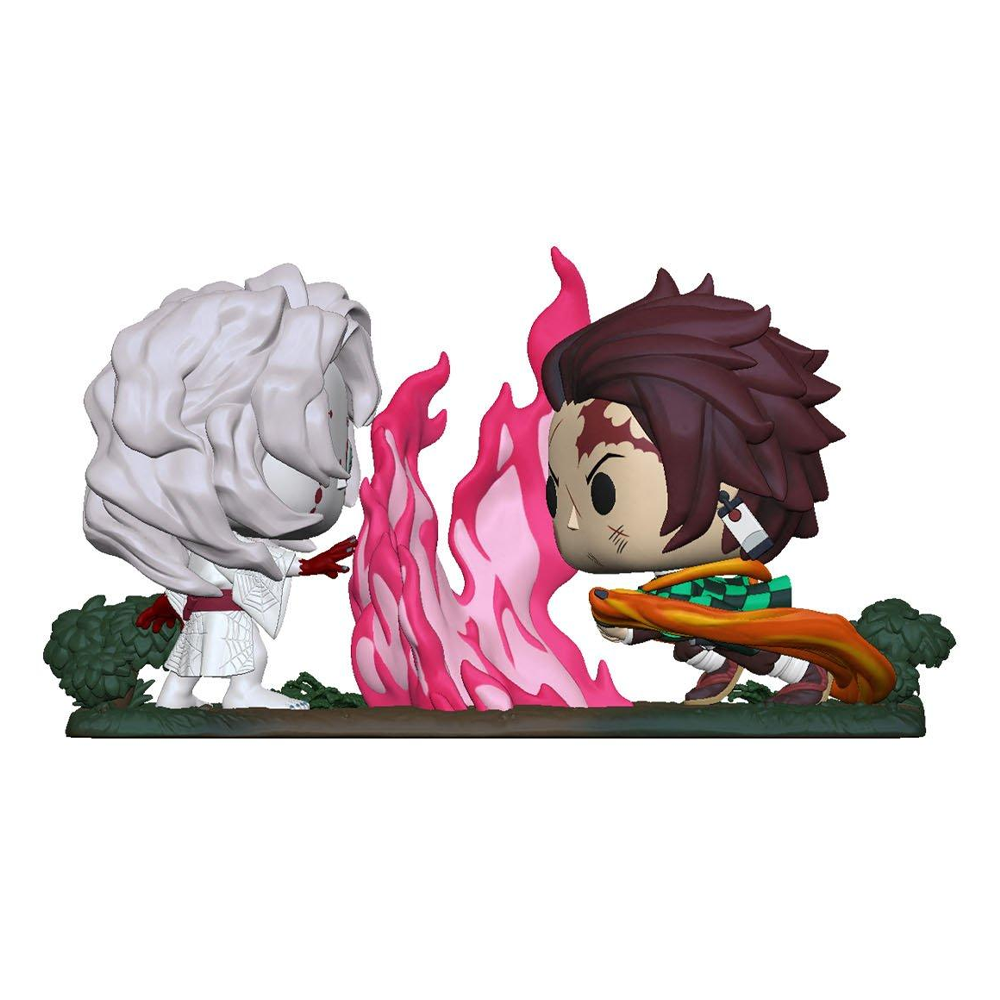 Funko POP! Moment: Demon Slayer: Kimetsu no Yaiba - Tanjiro vs. Rui Vinyl Figure - Bards & Cards